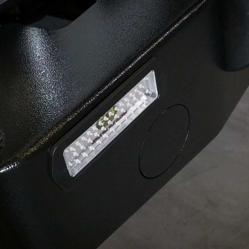 Fuso FGB71 Winch Compatible Bull Bar With Low Beam Lights Fitted