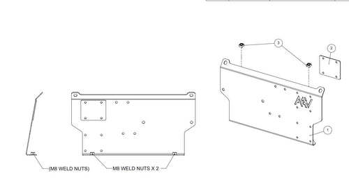 Fuso Battery Fuse Panel Power Board