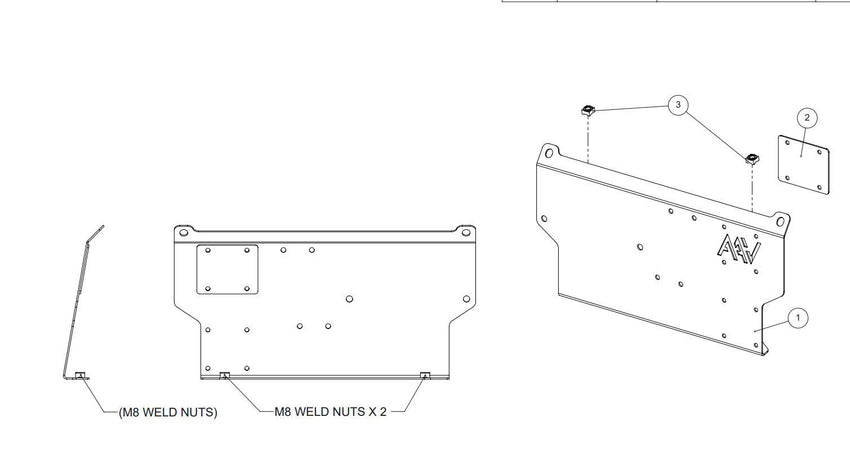Fuso Battery Fuse Panel Power Board