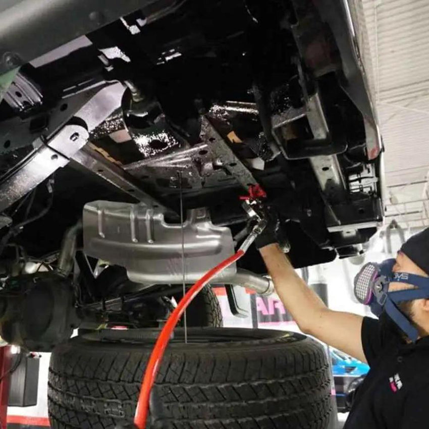 Bitumen Rust Proofing Underbody And Chassis Spray Crew Cab