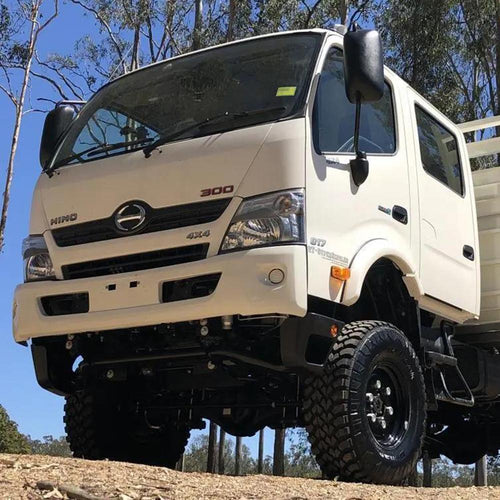 Hino 817 Dc Front Wheel Arch Flare With Dc Extension  Fitted