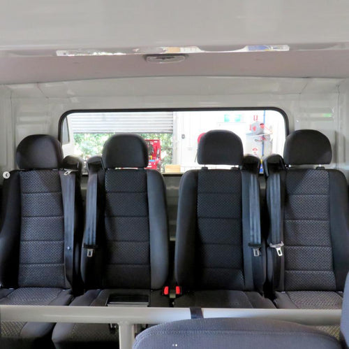 Isuzu Upgraded Four Seat Conversion For Rear, 3 Point Seat Belts Fitted