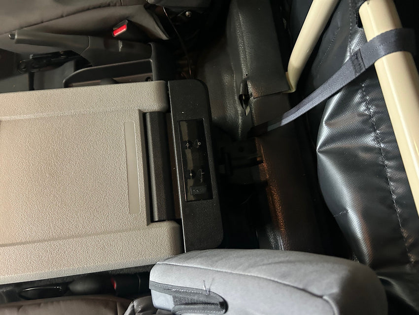 Isuzu Centre Console & 9Lt Fridge Suits Single Seats Fitted