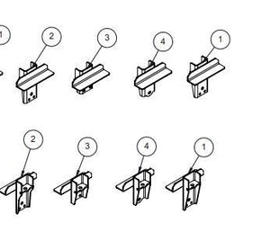 Isuzu NPS Dc 2008+ Kinetic Above Chassis Mount Kit (8+56Pcs) Powdercoated