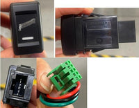 Isuzu Dash 24V Curved Light Switch