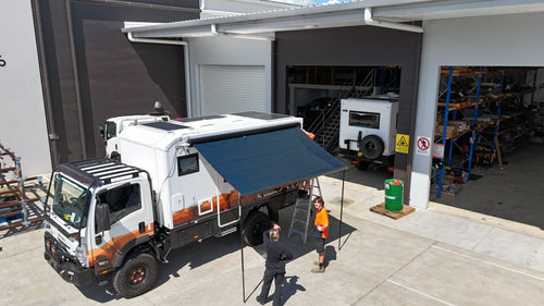 Awnlux Solar Awning Electric 780w 41.3v Fitted with Victron MPPT