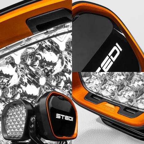 Stedi Type-X Evo Spot/Flood Driving Lights - Pair Fitted