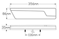 355 Series Rear Combi Lamp Indicator Led Tail Light Diffus R And L Pair
