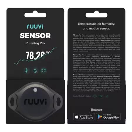 Ruuvitag PRO Bluetooth Sensor 4in1 Temp, Humidity, Air Pressure,Motion