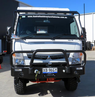 Fuso FGB71/FG84 Sc Alloy Scrub Bar/Roof Pod With Wind Deflector Kit