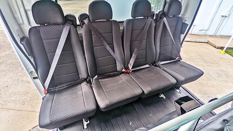 Isuzu Four Seat Conversion For Rear, 3 Point Seat Belts + Fitting Kit