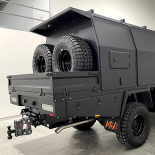 Isuzu NPS 2008+ Towbar 4500Kg + Rear Carbon Winch 24V 20,000Lb Fitted