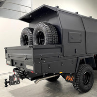 Isuzu NPS 2008+ Rear Winch Mount 20,000Lb Carbon Winch Synthetic Fitted
