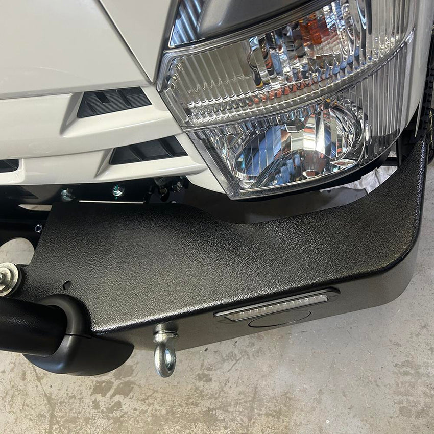 Isuzu NPS 2008+ Nudge Bar 2024 Winch Compatible Single Loop - Fitted
