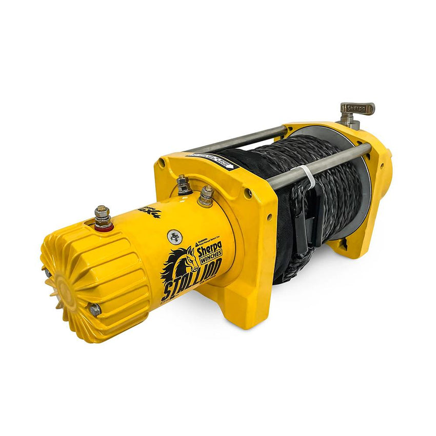 Hino 817 24V 25,000Lb Sherpa Winch 45M Synthetic Cable - Fitted