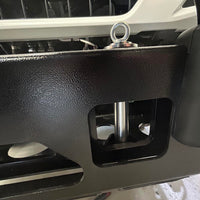 Isuzu NPS 2008+ Nudge Bar 2024 Winch frame & with LowBeam Lights Fitted