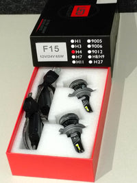 Upgraded H4 LED Globe 12V&24V 65W F15 for off road use only