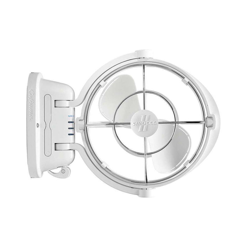 Whitevision / Sirocco White Fan 12/24V Fitted To The 'B' Pillar Of Crew Cab