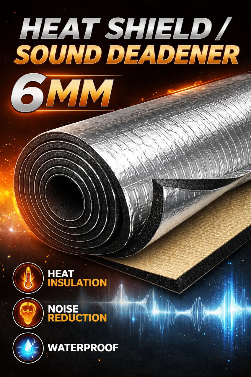 Heat Shield/Sound Deadener 6Mm Fitted To Crew Cab -All Cabin Floor