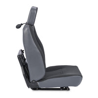 Isuzu NPS Single Cab 2008+ LH Side Stratos LTSS Seat - Fitted Mid Grey