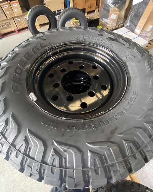 SSW 5 Stud (074) Fuso Wheel + Federal Xplora 37X12.5R17 137Q