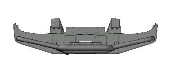 Fuso FGB649 Winch And Low Beam Light Compatible Bull Bar Fitted