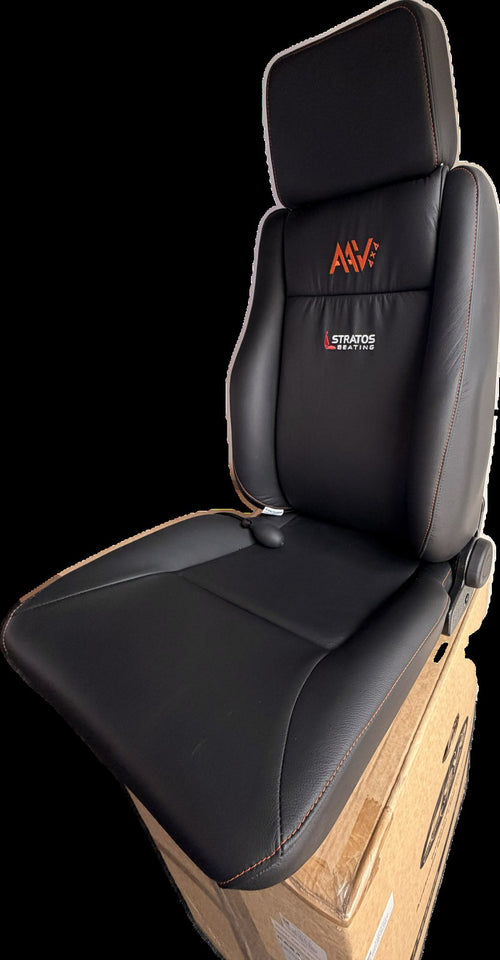 Isuzu NPS Crew Cab 2008+ LH Side Stratos LTSS Seat - Fitted LEATHER