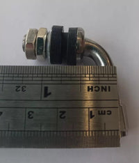 Valve Stem Chrome 90 Degree For 17" Rim