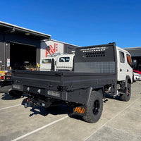 Alloy Tray Suit Fuso DC Mounted On A Sub Frame - Powder Coated