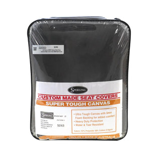 AAV4X4 Isuzu 2008+ Heavy Duty Grey Canvas Rear Crew Cab OEM Seat Cover