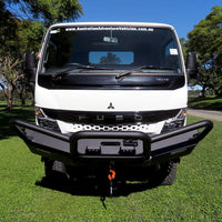 Fuso FGB71 Winch And Low Beam/ Factory Fog Compatible Bull Bar Fitted