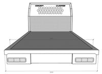 Alloy Tray Suit Isuzu Sc Mounted On A Sub Frame - Powder Coated