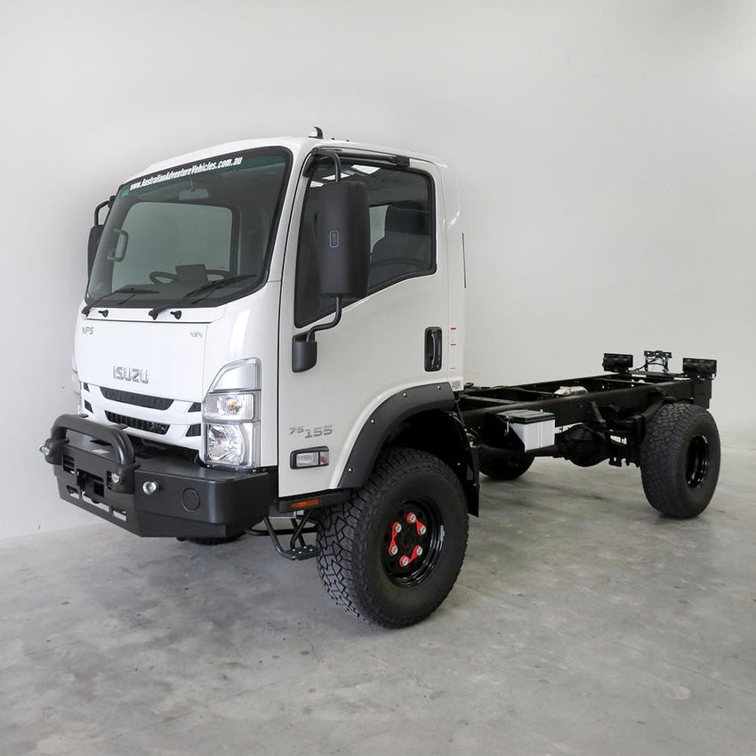 New Isuzu 75/155 Single Cab Manual 7000Gvm+ Nudge Bar + 35" Xplora SSW