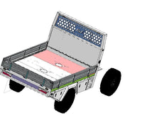 Fuso Tray Dual Cab Inc Subframe with 200 & 230L Tanks