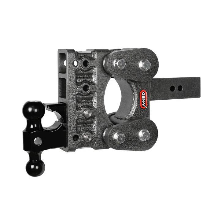 Gen-Y 5" Drop 7000 Kg Torsion-Flex Hitch Versa-Ball 50&70Mm & Pintle