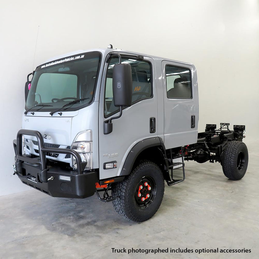 New Isuzu 75/155 Crew Cab  Manual 7000Gvm + Nudge Bar+ 37" Xplora SSW