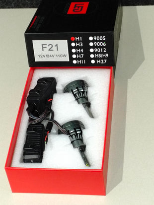 Upgraded LED H1 12V&24V 110W F21 for off road use only
