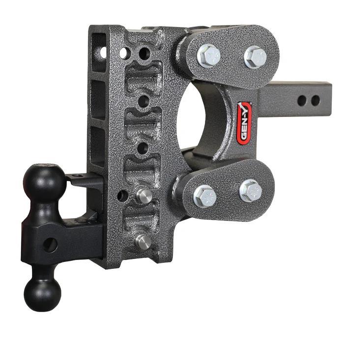Gen-Y 7.5" Drop 7000 Kg Torsion-Flex Hitch Versa-Ball 50&70Mm & Pintle