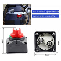 Battery Isolator On/Off Switch 275A At 12V