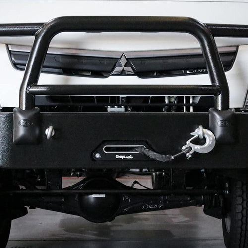 Fuso FGB71 Winch And Low Beam Light Compatible Bull Bar Fitted