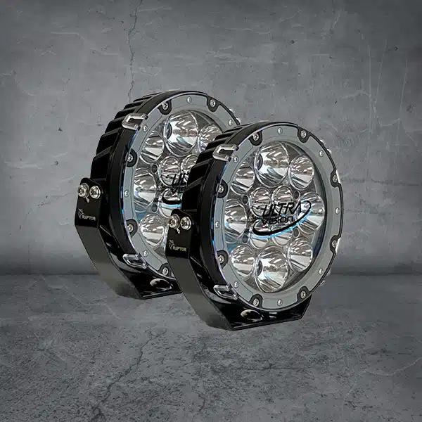 UltraVision Raptor 70 7" Led Driving Lights 5700k PAIR