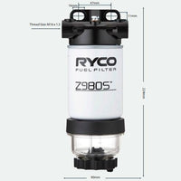 Fuel Manager 30 Micron Fuel Filter Fuso Quick Connect Kit