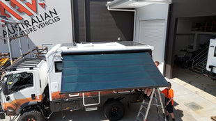 Awnlux Solar Awning Electric 780w 41.3v Fitted with Victron MPPT