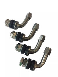 Valve Stem Chrome 90 Degree For 17" Rim