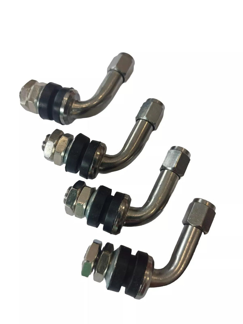 Valve Stem Chrome 90 Degree For 17" Rim