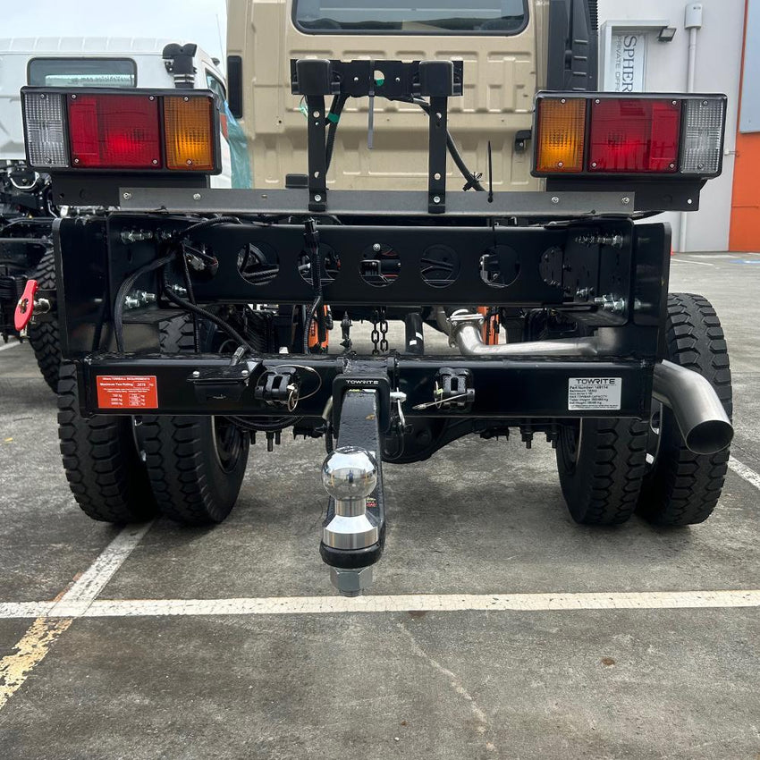 Isuzu NPS 2008+ Towbar4500Kg Rated & 7 Pin (12V) Flat Trailer Plug Fitted