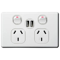 Gx Double Power Point With twin USB