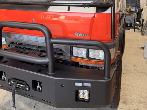 Fuso FGB649 Winch And Low Beam Light Compatible Bull Bar Fitted
