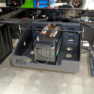 Isuzu NPS 2012+ - Wide 3 Position Battery Tray For 200Ah Batteries