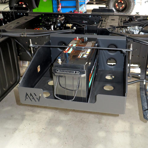 Isuzu NPS 2012+ - Wide 3 Position Battery Tray For 300Ah Batteries
